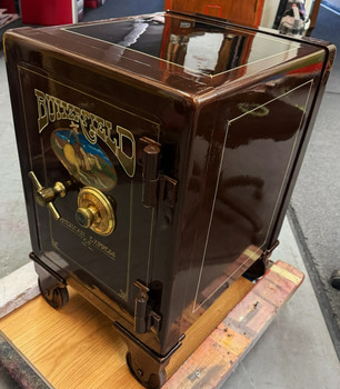 Original Combination Safe, Butterfield Theme, fully restored, circa 1890