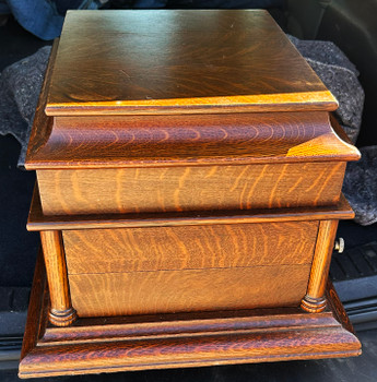 Columbia Grafonola 50 Oak Table Model Circa 1915