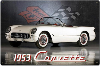 Corvette 1953 Metal Sign Corvette 1953 Metal Sign