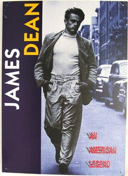 James Dean An American Legend Metal Sign James Dean An American Legend Metal Sign