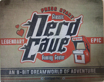 Nerd Cave Metal Sign