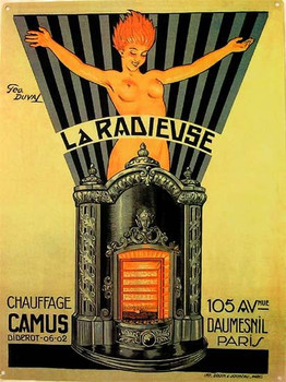 La Radieuse Metal Sign