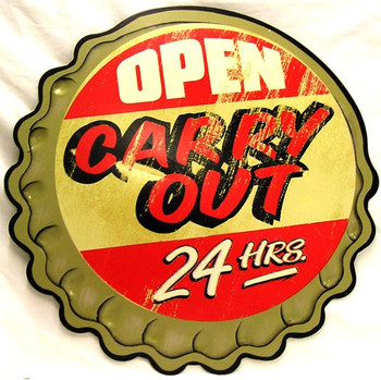 Open Carry Out 24 Hrs.