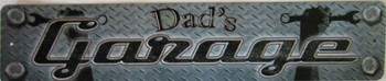 Dad's Garage Metal Sign