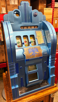 Mills 25c Extraordinary Slot / Oak Wood Cabinet Circa 1940's