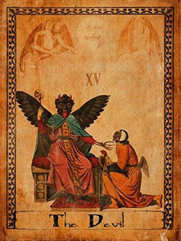 Devil-Tarot Metal Sign Devil-Tarot Metal Sign