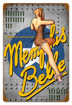 Memphis Belle Airplane Metal Sign Memphis Belle Airplane Metal Sign