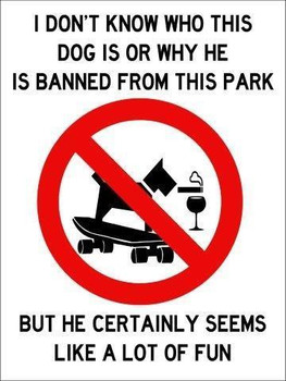 No Dogs Allowed