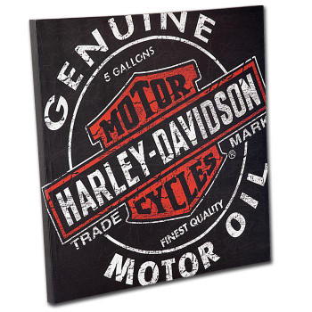 H-D® Oil Can Canvas Print H-D® Oil Can Canvas Print
