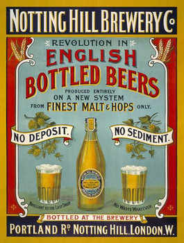 Notting Hill Brewery Metal Sign