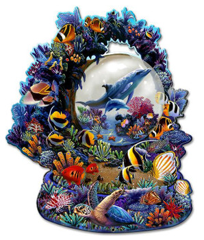 Crystal Ball Plasma Cut Metal Sign Crystal Ball Plasma Cut Metal Sign