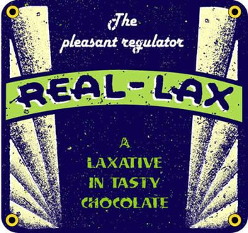 Real-Lax Porcelain Sign