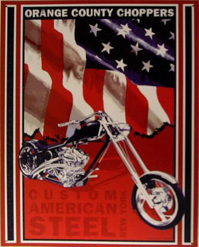 Orange County Choppers (disc) Metal Sign Orange County Choppers (disc) Metal Sign