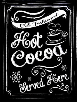 Hot Cocoa Metal Sign