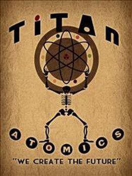 Titan-Create The Future Metal Sign