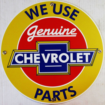 Chevrolet Genuine Parts 12" Round Metal Disc Chevrolet Genuine Parts 12" Round Metal Disc