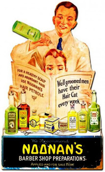 Noonan's Barber Shop Plasma Cut Metal Sign Noonan's Barber Shop Plasma Cut Metal Sign