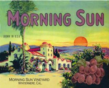 Morning Sun (disc) Metal Sign
