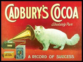 Cadbury's Cocoa Metal Sign