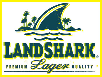 Land Shark Lager Logo metal sign