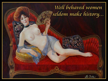 Evelyn Nude Metal Sign