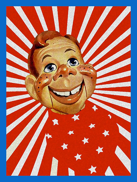 Howdy Doody Metal Sign