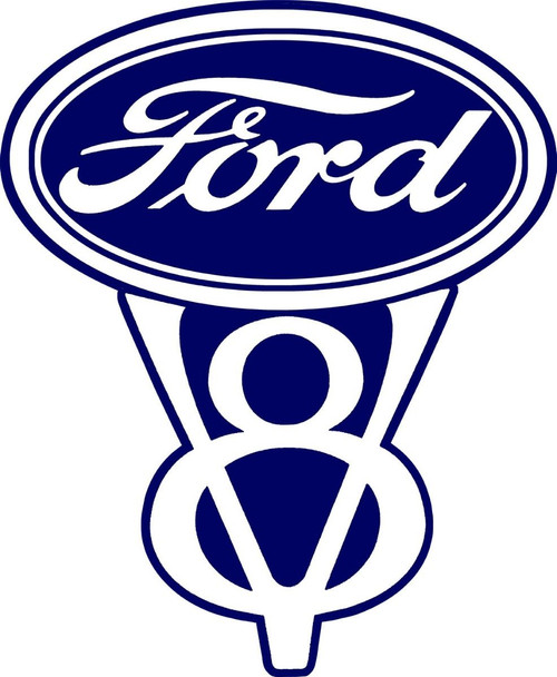 Ford V8 Plasma Cut Metal Sign