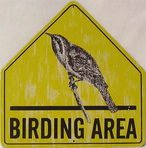 Birding Area Safety Sign