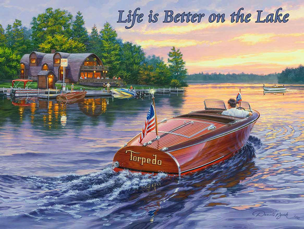 Life is Better on the Lake  by Darrell Bush