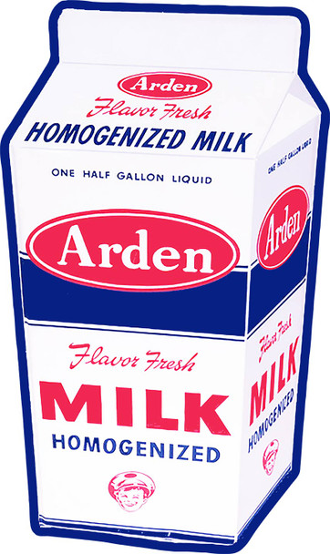 Arden Milk Dairy Laser Cut Metal Sign