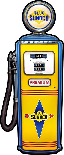 Sunoco Gas Pump by Michael Fishel Plasma Cut Sign