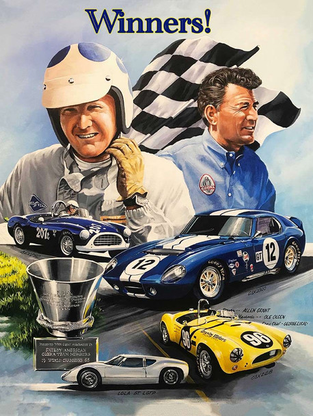 Winners! Carroll Shelby and Allen Grant