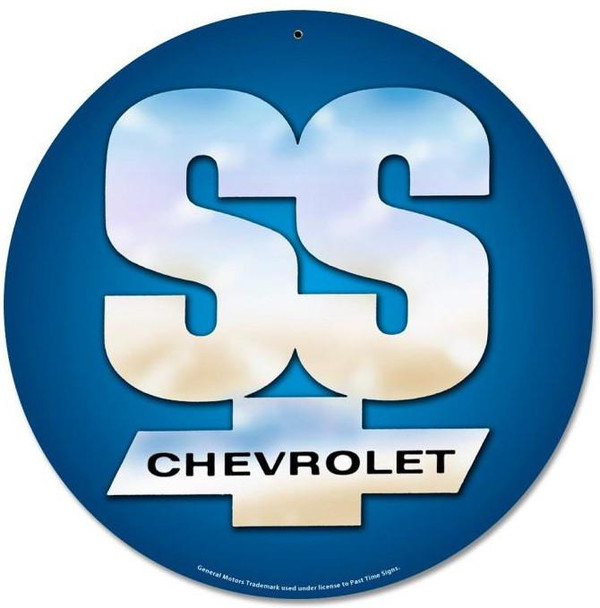 Chevrolet SS 14" Round Metal Sign