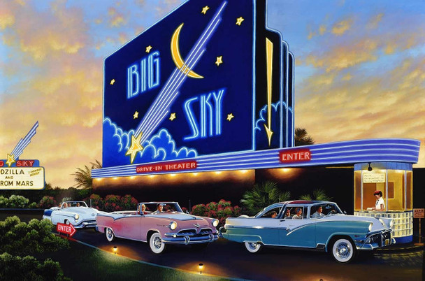 Blue Sky Drive in Classics Sign by Stan Stokes