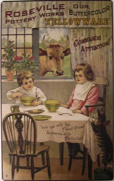 Roseville Pottery Works-Yellowware