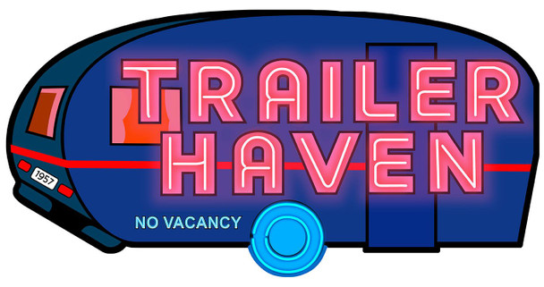 Trailer Haven Sign Image Neon ( not a real neon)