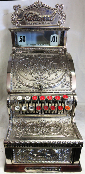 National Cash Register Model #310 Nickel-Plated Candy Store Cash Register