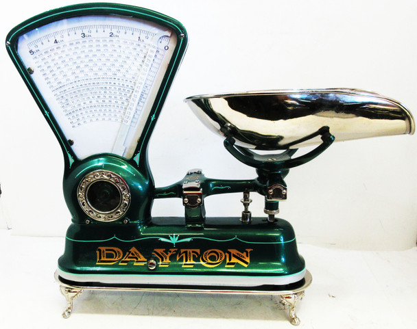 Dayton 5 lb Candy Scale Model 167 Chrome Stand