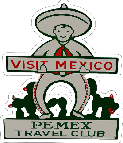 Visit Mexico Custom Laser Cut Metal Sign