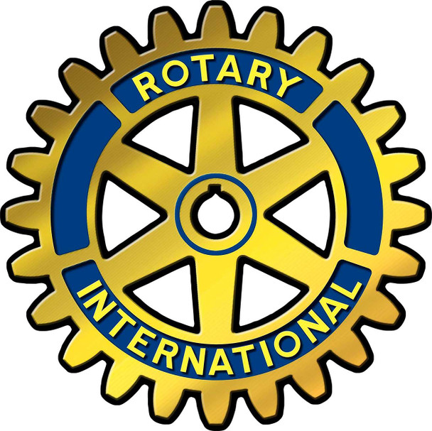 Rotary International Fraternal Laser Cut Metal Sign