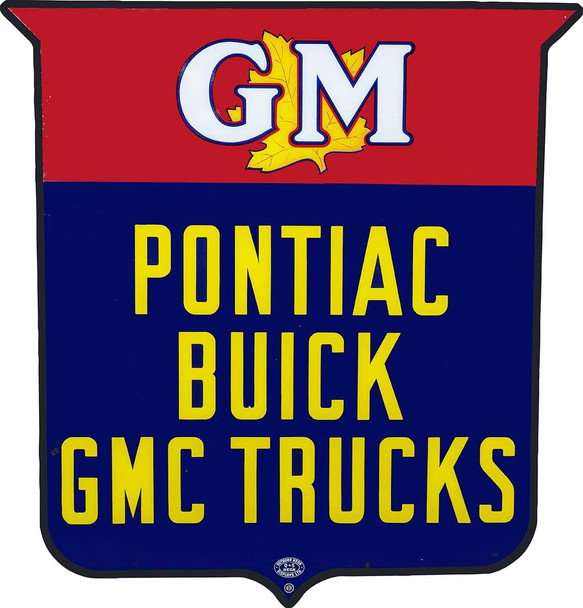 GM Pontiac Buick Trucks Laser Cut Metal Sign