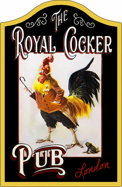 Royal Cocker Pub Advertising Metal Sign