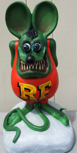 Rat Fink Figure Custom 43" Tall 