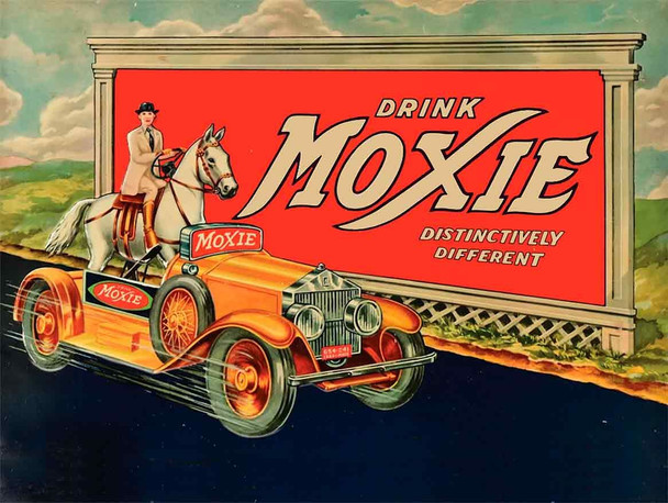 Moxie Soda Advertising Metal Sign