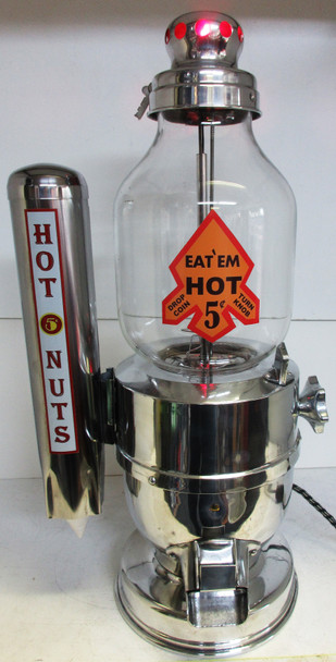 Roy Stringer 5c Hot Peanut Dispenser Circa 1940