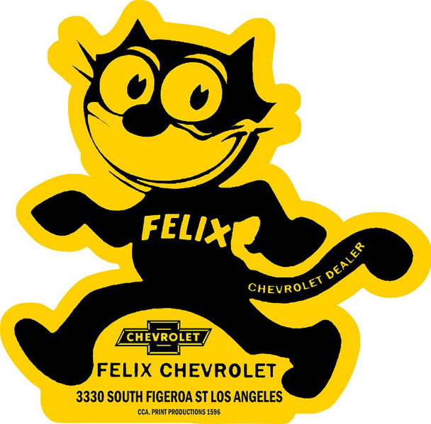 Felix Laser Cut Metal Sign