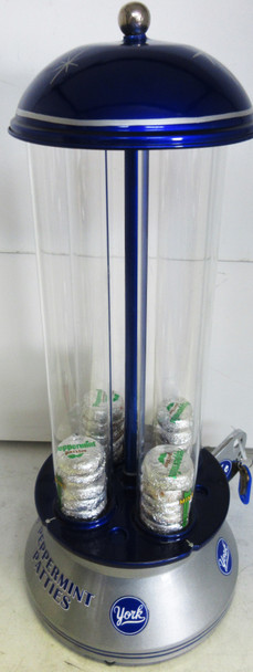 York 5c Mint Dispenser Four Glass Tubes Circa 1930