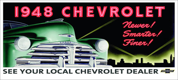 1948 Chevrolet Metal Signs
