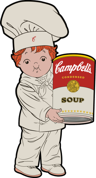 Campbell's Soup Laser Cut Metal Sign