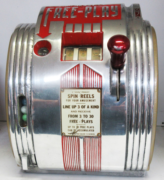 Daval Free-Play 5¢ Trade Stimulator (1940s) Cigarette Fully Restored